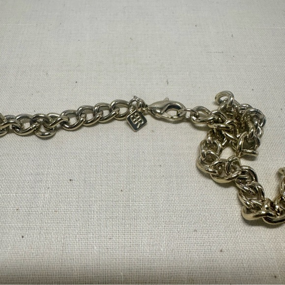 Banana Republic Emerald Cabochon and Crystal Statement Fashion Necklace - Picture 6 of 7